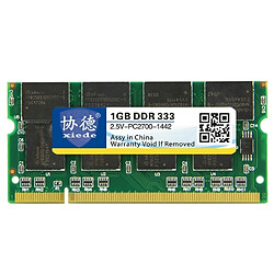 Wewoo Mémoire vive RAM DDR 333 MHz 1 Go Module de à compatibilité totale avec ordinateur portable