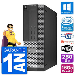 PC Dell OptiPlex 7020 SFF Intel G3220 RAM 16Go Disque Dur 250Go Windows 10 Wifi - Occasion