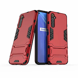 Coque en TPU avec béquille rouge pour Realme 6