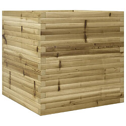 vidaXL Jardinière 70x70x68,5 cm bois de pin imprégné