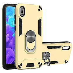 Universal 1pc Hard Phone Case Phone Protective Shell PC TPU Téléphone Couvre de téléphone 360 Rotation Ring Halder Téléphone Case Car Montage Shell Téléphone Compatible pour Huawei Y5 20