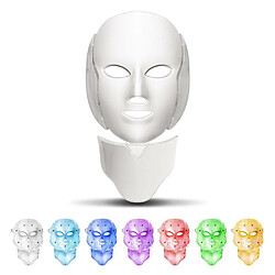 Justgreenbox 7 Colors Led Facial Mask Korean Acne Neck Beauty Therapy Machine Light - 32880600969-EU-Plug-w