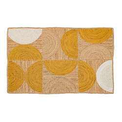 BigBuy Home Tapis Jaune Naturel 160 x 230 cm Jute