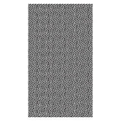 Alter Tapis de salle de bain, 100% Made in Italy, Tapis antitache avec impression numérique, Tapis antidérapant et lavable, Modèle optique - Adamina, cm 90x52