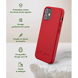 Avis BIGBEN Coque iPhone 12 mini Natura Rouge - Eco-conçue Just Green