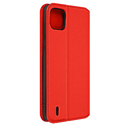 Avizar Housse Wiko Y82 Clapet Portefeuille Fonction Support Vidéo Rouge