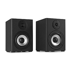 Vonyx SM50 Set 2 moniteurs de studio enceintes 5,25"" 2 voies 2x 140W noir