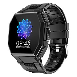 Universal Noir Bluetooth Appelé Smartwatch Homme Full Touch IP67 Imperméable Exercice Fitness Suivi Tension Artérielle Fréquence cardiaque Smartwatch