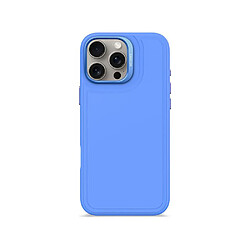 Decoded Coque pour iPhone 16 Pro Max Gamme Stacks MagSafe en Silicone Antimicrobienne Bleu