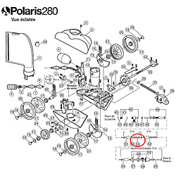 Emerillon tournant à roulement à billes pour polaris 180/280/380 - d20 - POLARIS