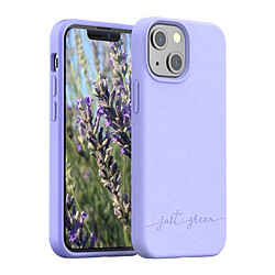 JUST GREEN Coque de Protection pour iPhone 13 Mini Natura Recyclable Lavande