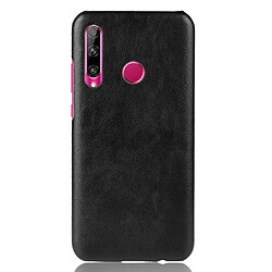 Wewoo Coque Antichoc Litchi Texture PC + étui en PU pour Huawei Honor 10i / 20i noir