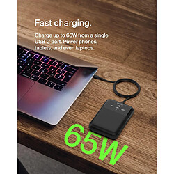 SANAG Boostcharge Batterie Externe 3 Ports Pour Ordinateur Portable (20K, Ports Usb-C Et Usb-A, Usb-C Power Delivery, Pour Macbook, Iphone 16 (Tous Modèles), Ipad Pro, Galaxy S24, Etc., Noir