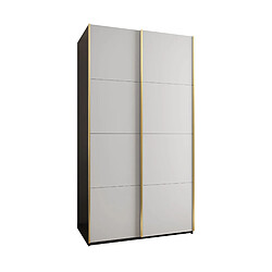 Abiks Meble Armoire à portes battantes Lux 1 245,5/140/64 2 portes