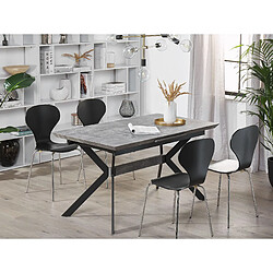 Acheter Beliani Table de repas BENSON Gris clair