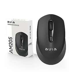 Avis Souris sans fil Aula AM205 2.4G avec 4 touches (800-1600dpi) Noir