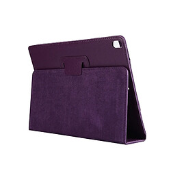 Wewoo Coque Violet pour iPad Pro 10,5 pouces Litchi Texture double rabat horizontal en cuir avec support pas cher