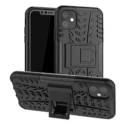 Wewoo Coque Rigide Pour iPhone 11 Texture TPU + PC antichoc avec support