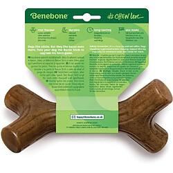 Acheter Benefon Benebone Jouet bâton a mâcher pour chien adulte, Taille L, saveur bacon , durable et résistant