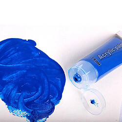 Peinture Acrylique Pigment Imperméable Adultes Artisanat Dessin Colorant Bleu Foncé