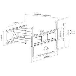 Acheter Support mural InLine® pour écran 94-178cm 37-70 ""max. 50kg