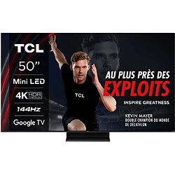 TCL TV QLED 4K 126 cm 50QM8B QD-Mini LED - Google TV