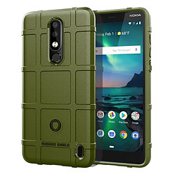 Wewoo Coque TPU antichoc à couverture totale pour Nokia 3.1 Plus, version américaine (vert armée)