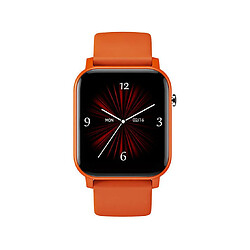 Montre Connectée avec Etanche Cardiofrequencemètre Chronomètre Sport Compatible IOS,Android-Orange