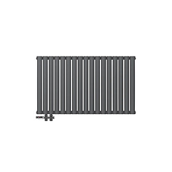 LuxeBath Radiateur Simple Couche Anthracite