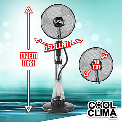 Avis Cool Clima Ventilateur Brumisateur sur pied oscillant 70 W