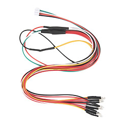 Télécommande Voiture Modifiée Lumière Groupe Lampe pour WPL D12 Échelle 1:10 RC Truck Mets Pièces