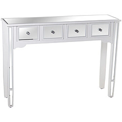 Console Alexandra House Living Champagne Bois 110 x 80 x 30 cm