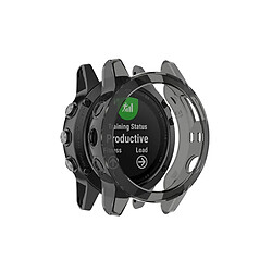 Coque en TPU transparent noir pour votre Garmin Fenix 5/5 Plus