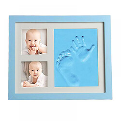 Universal Baby Handprint & Footprint Maker Kit Randonnée pour les nouveaux-nés garçons et filles (bleu)