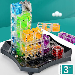 Avis Universal Gravity Labyrinth Marble Running Brain 3D Path Building Puzzle et STEM Toy C Game