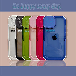 GUPBOO Étui pour iPhone11ProMax Creative line étui pour téléphone portable simple ours violent transparent et doux