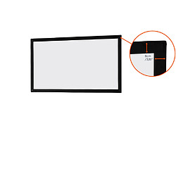 Avis Toile 203 x 114 cm pour Ecran de projection sur Cadre celexon "Mobile Expert"