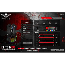 Acheter SOURIS GAMER SAN FIL 2.4GHZ 6 BOUTONS 4800dpi SPIRIT OF GAMER PRO-M200 RGB