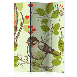 Artgeist Bird and lilies vintage Paravent