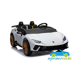 Lamborghini Huracan Performante Spyder 24V 4X4 2 Places 2.4G : Couleur - Blanc