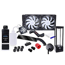 Alphacool Core Hurrican 240 mm XT45 HardTube Wasserkühlungs Set