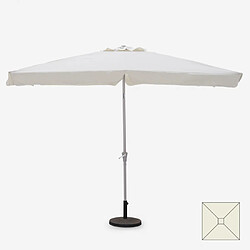 Avis Elios Parasols Parasol de jardin à mât central rectangulaire 3x2 volants Rios Flap