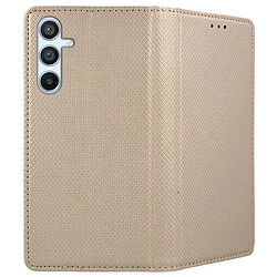 Acheter Htdmobiles Housse pour Samsung Galaxy A34 5G - etui coque pochette portefeuille + verre trempe - OR MAGNET