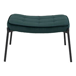 Avis EPIKASA Tabouret Glasgow, Vert, Polyester, 41x61x36 cm