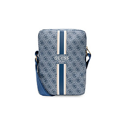 Guess Maroquinerie Guess Sacoche bandoulière 10'' Modèle Stripe 4G Bleu