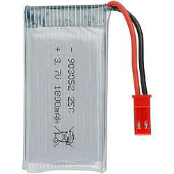 Batterie Li-Po 3.7V 1800mAh 25C | Avec fiche JST pour JJRC H11D, H11C, HQ898B | Haute capacité et performances optimales