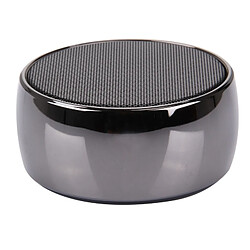 Wewoo Enceinte Bluetooth d'intérieur noir Haut-parleur stéréo portable Bluetooth, avec microphone intégré, prise en charge des appels mains libres et ampli Carte TF & AUX IN, Distance: 10m Gris