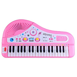 Wewoo Jeux musicaux pour enfant Clavier d'orgue électronique 37 touches piano avec supports et microphone