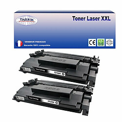 T3AZUR - 2x Toners compatibles avec Canon 052H pour Canon LBP-212dw, LBP-215x, LBP-214dw Noir - 9 200p