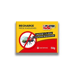 Recharge pour piège à mouches - MASTER TRAP - Recharge pour attraper les mouches - 5 sachets, jusqu'à 15 semaines de protection